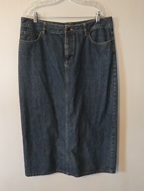 Eddie Bauer Blue Denim Jean skirt
